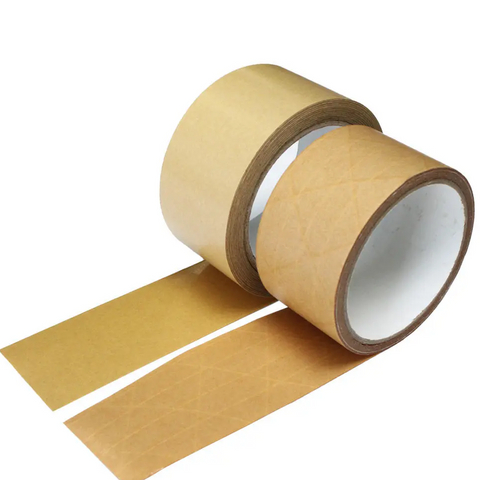 카톤 씰링을 위한 고무 처리된 스트라이프 크래프트 종이 테이프 포장